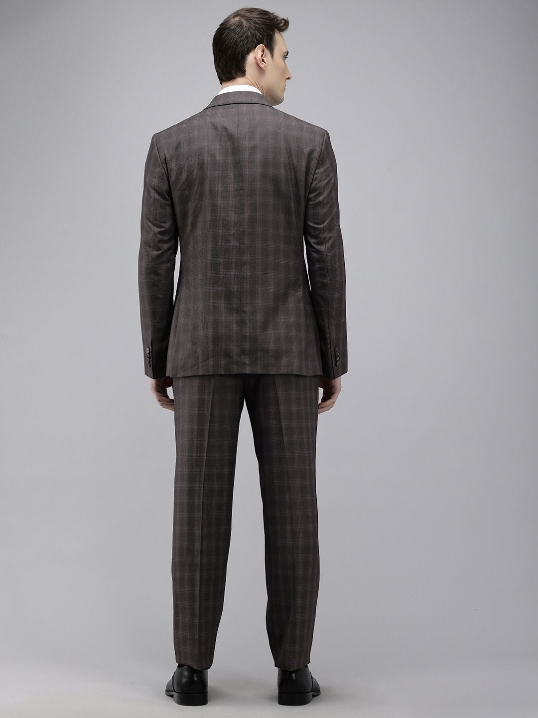 Park Avenue Checked Single Breasted Formal Blazer and Trouser