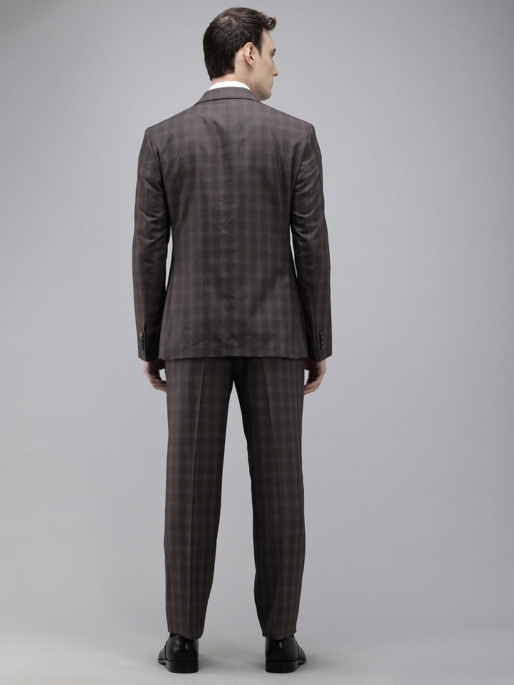 Park Avenue Checked Single Breasted Formal Blazer and Trouser