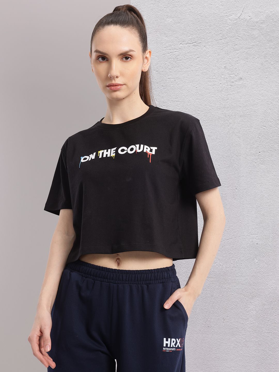 HRX by Hrithik Roshan Women Typography Printed T-shirt