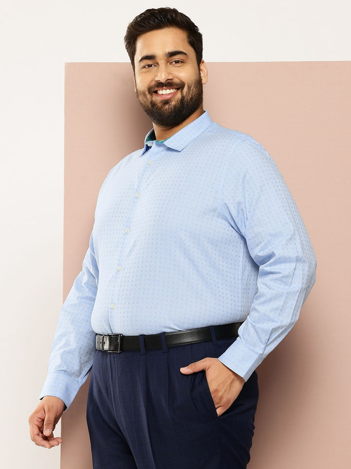 Thomas Scott Men Plus Size Premium Pure Cotton Formal Shirt