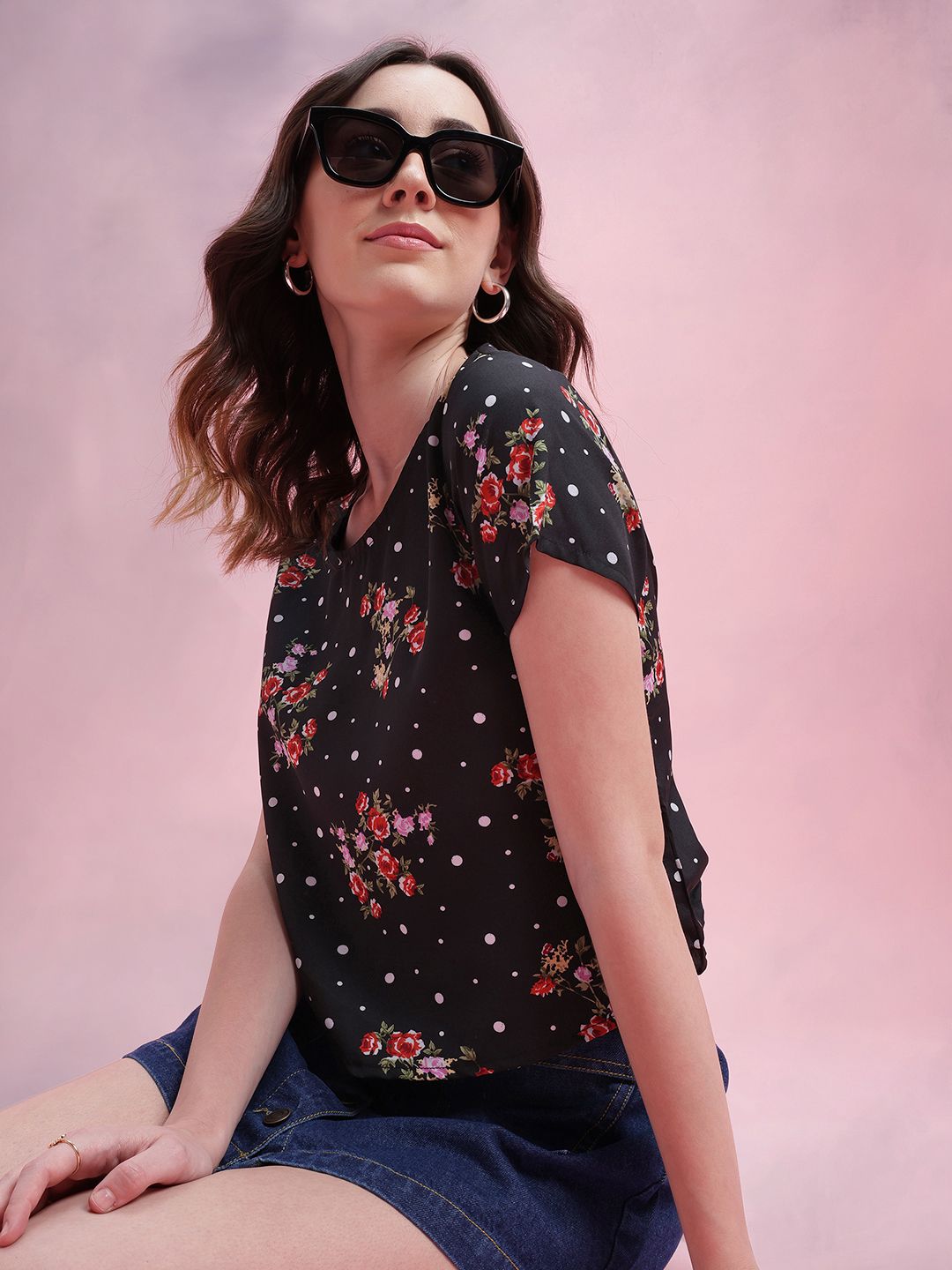 DressBerry Floral Print Top