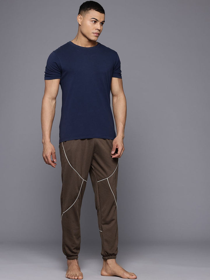 HRX by Hrithik Roshan Men Taping Detail Yoga Joggers