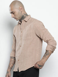 The Indian Garage Co Slim Fit Striped Casual Shirt