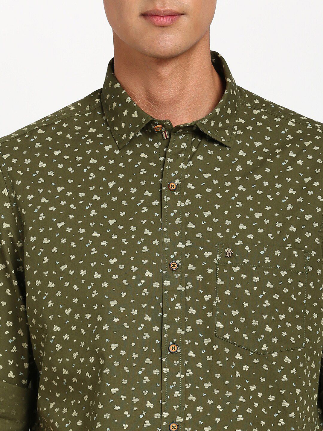 Turtle Relaxed Slim Fit Abstract Printed Casual Pure Cotton Shirt