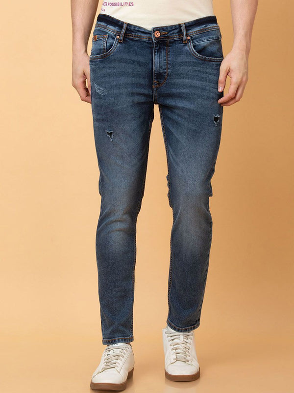 Being Human Men Low Distress Heavy Fade Jeans