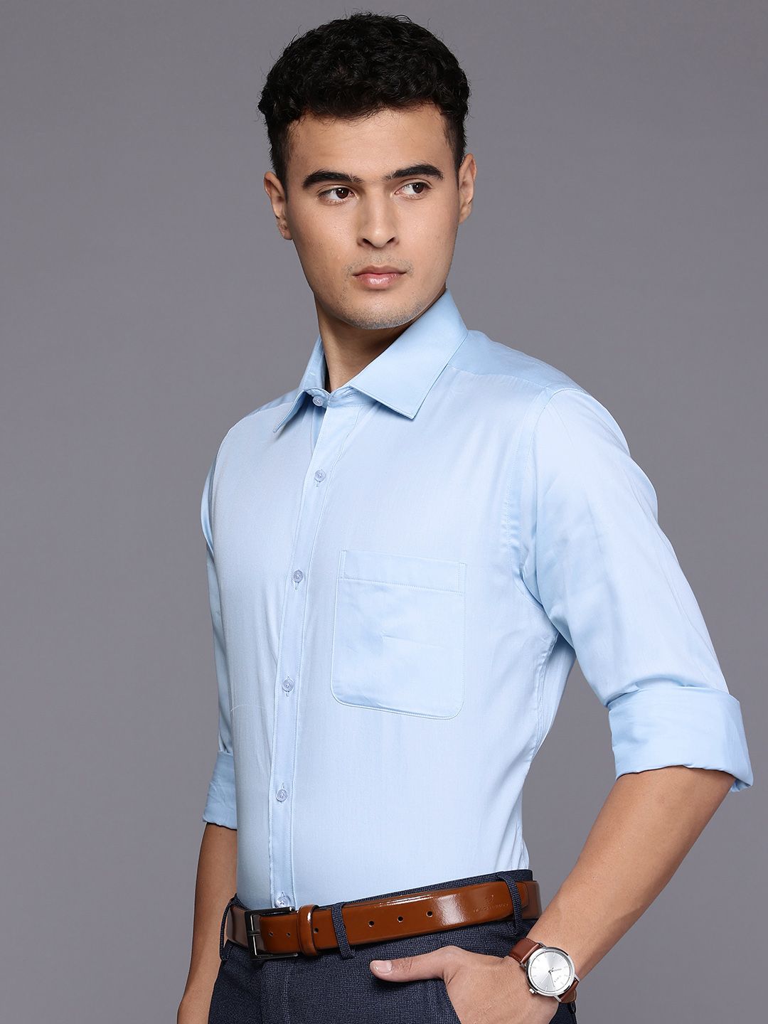 Raymond Pure Cotton Slim Fit Formal Shirt