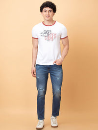 Being Human Men Mildly Distressed Heavy Fade Jeans