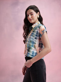 DressBerry Dyed Extended Sleeves Shirt Style Top