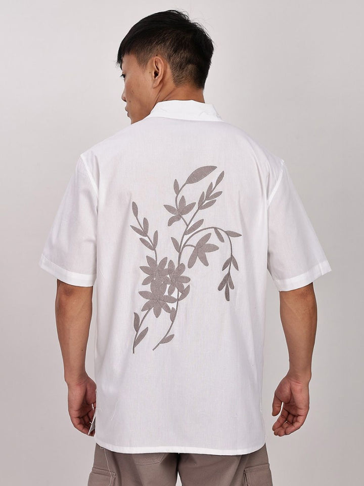 Baju Kasual Bercetak Bunga Eszett Lelaki