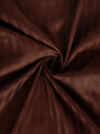 HOSTA HOMES Brown Solid 300TC Single Bedsheet With 1 Pillow Cover