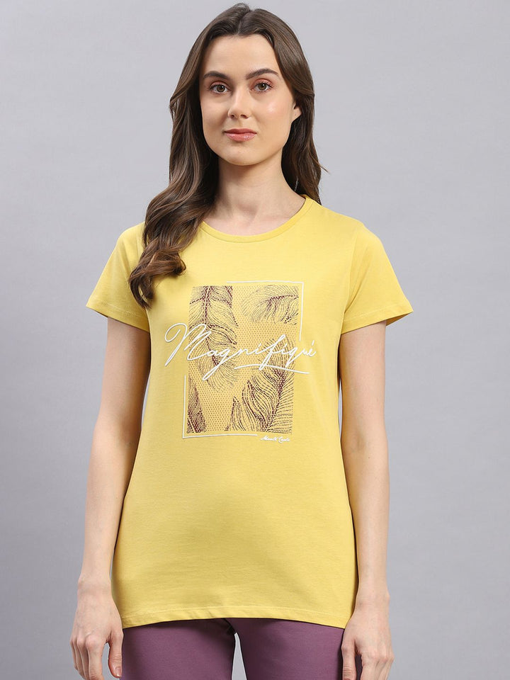 Monte Carlo Pack Of 2 Typography Printed Cotton Top