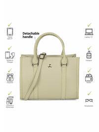Mochi Women Structured Tote Bag with Tasselled