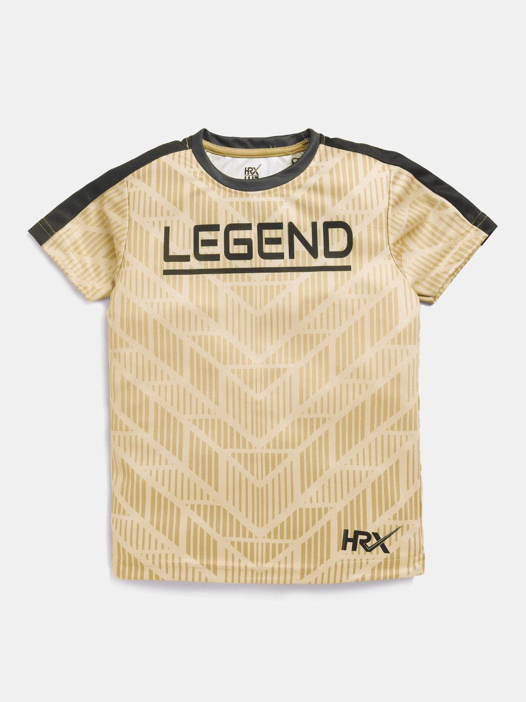 HRX by Hrithik Roshan Boys Typography Printed Rapid Dry T-shirt
