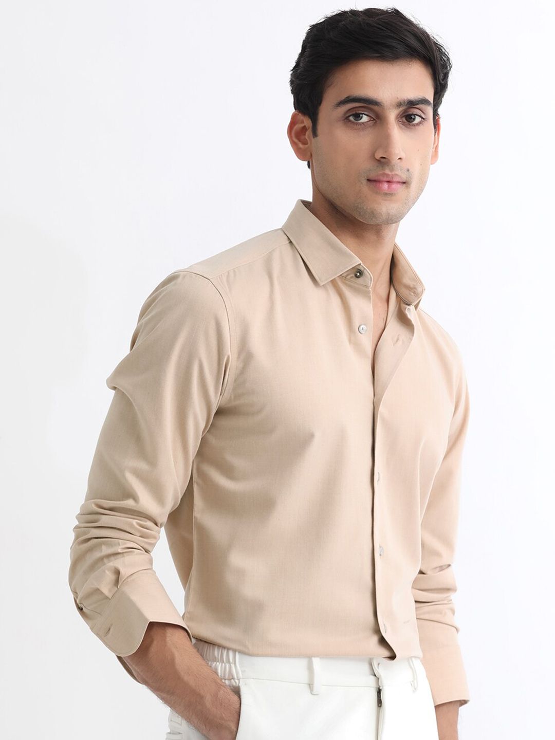 RARE RABBIT Men Gunjan Slim Fit Shirt