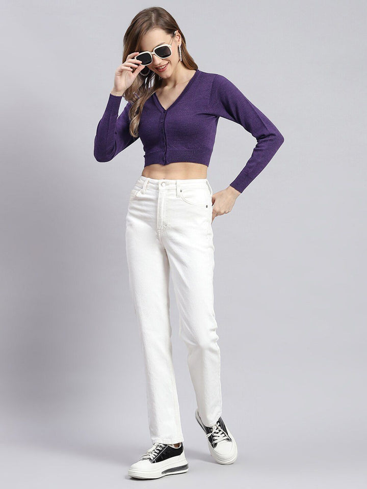 Monte Carlo V-Neck Woollen Cardigan