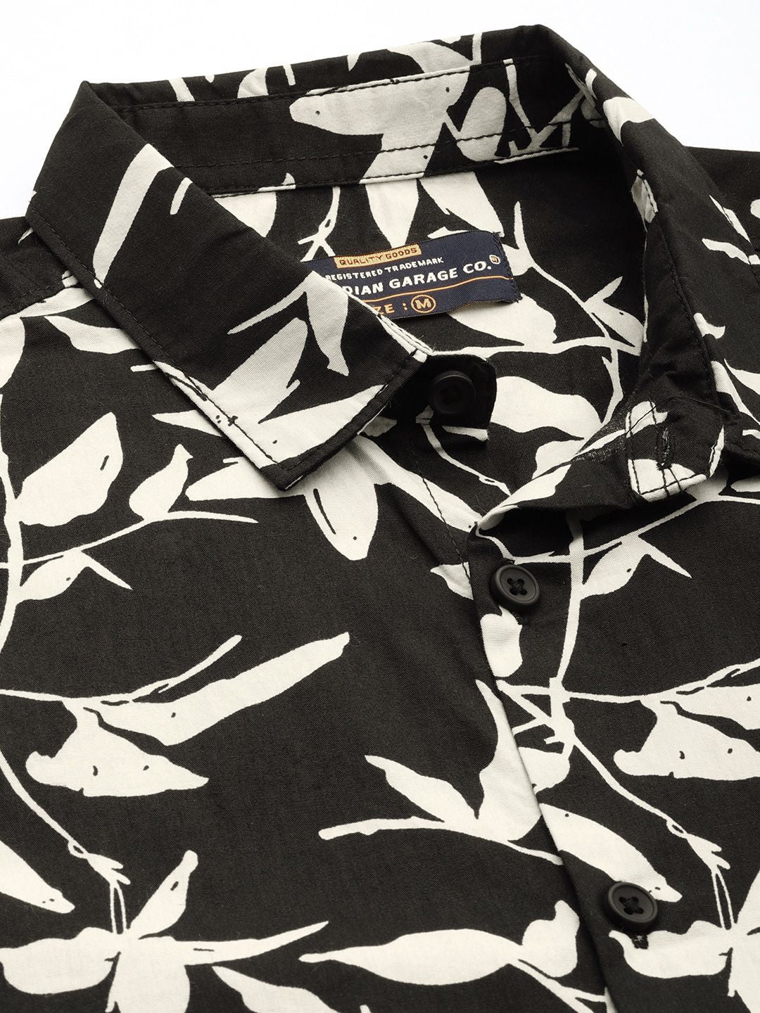 The Indian Garage Co Men Regular Fit Floral Printed Resortwear Shirt