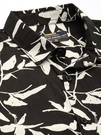 The Indian Garage Co Men Regular Fit Floral Printed Resortwear Shirt