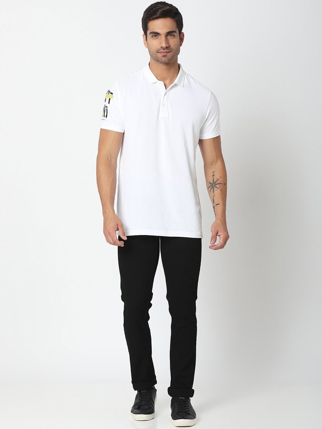 SPYKAR Men Black Cotton Jeans