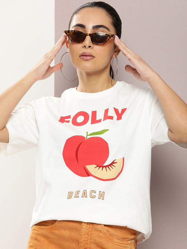 DILLINGER Graphic Printed Oversized Pure Cotton T-Shirt