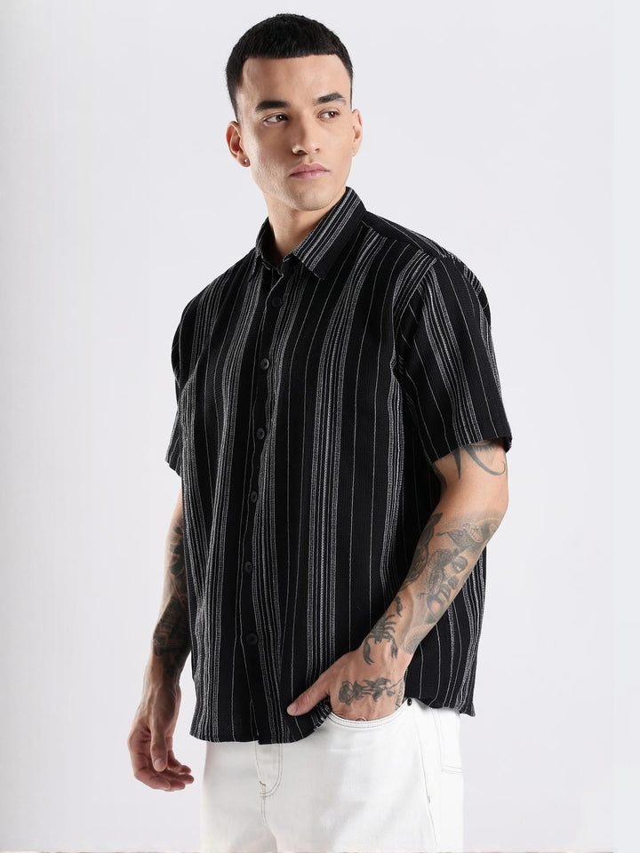 ADRO Men Black Shirts