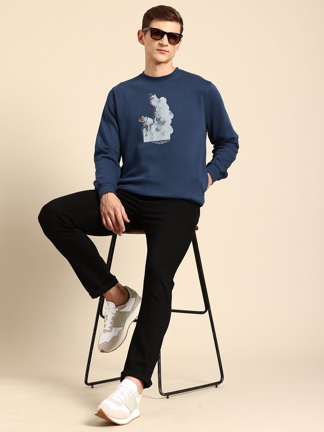 Being Human Graphic Printed Sweatshirt