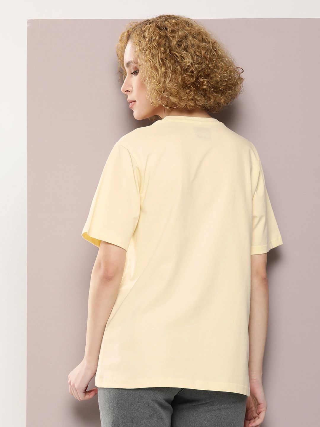 DILLINGER Graphic Printed Embossed Oversized Pure Cotton T-shirt