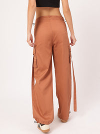 DressBerry Women Utility Chic Parachute Cargo Trousers