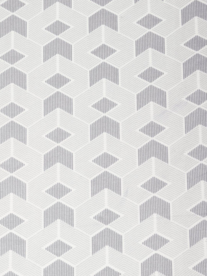 Myntra Elegant Homes Grey Geometric 300 TC Single Bedsheet with 1 Pillow Covers