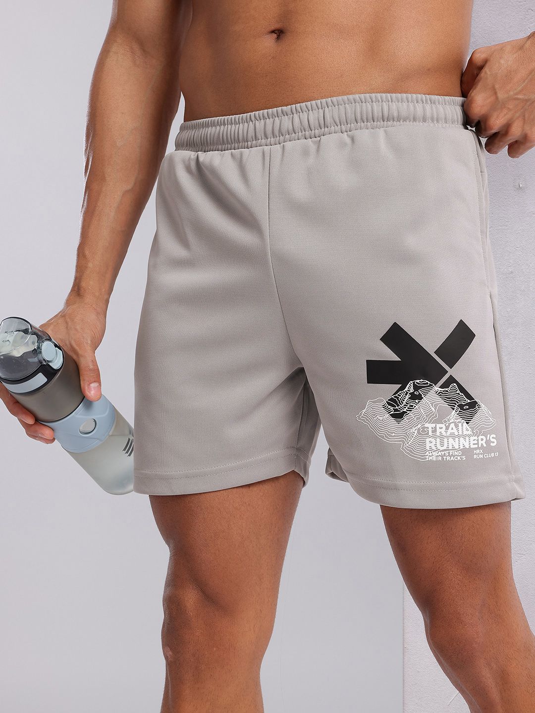 HRX by Hrithik Roshan Men Printed Running Shorts