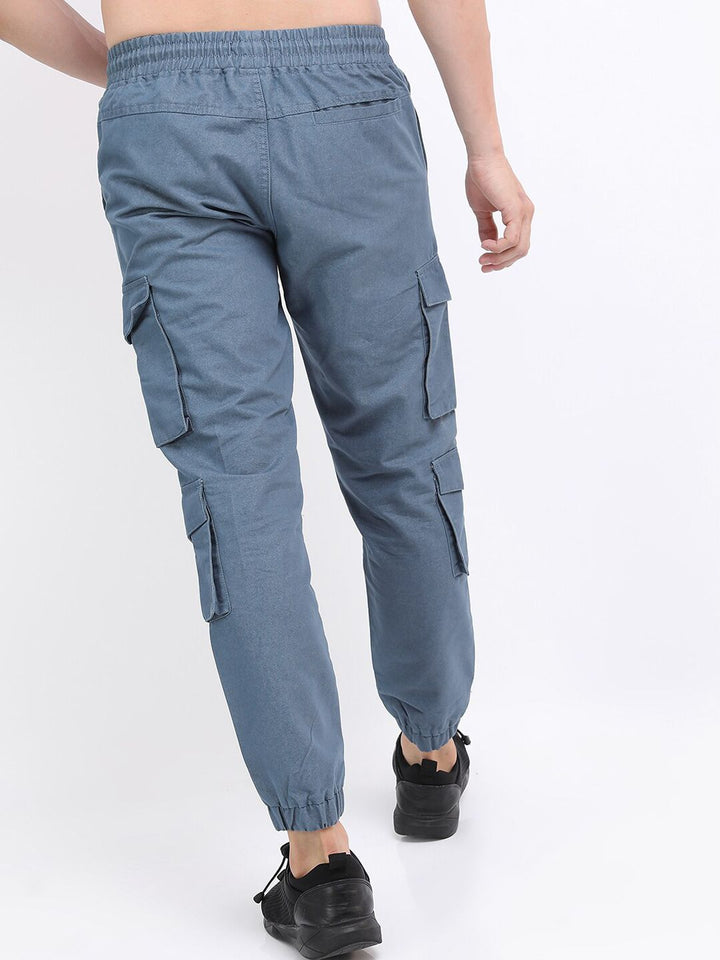 HIGHLANDER Men Joggers Cargo Pocket Trousers