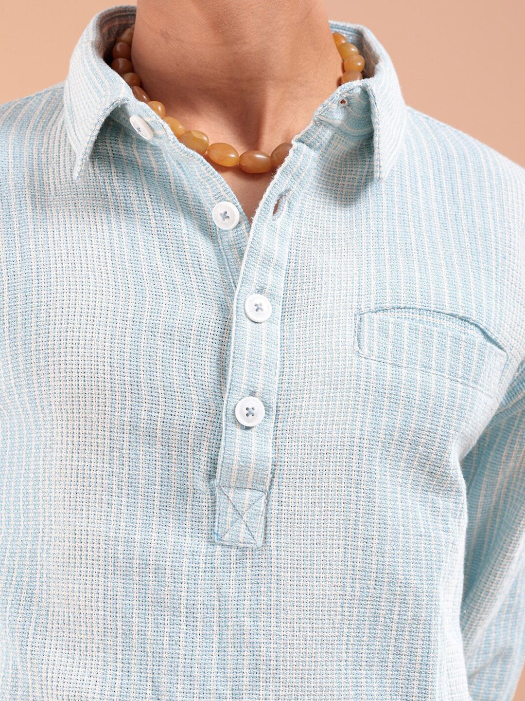 The Indian Garage Co Men Regular Fit Striped Resortwear Shirt