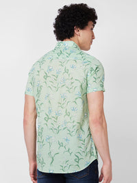SPYKAR Floral Printed Cotton Shirt