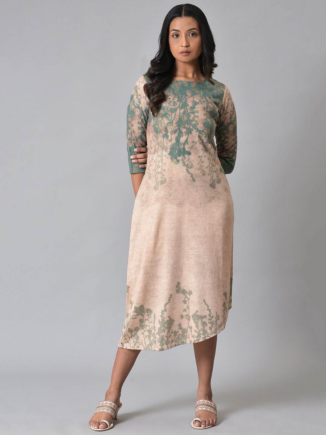 W A-Line Cotton Dress
