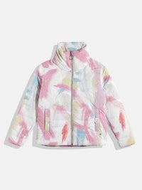Monte Carlo Kids Girls Abstract Printed Padded Jacket