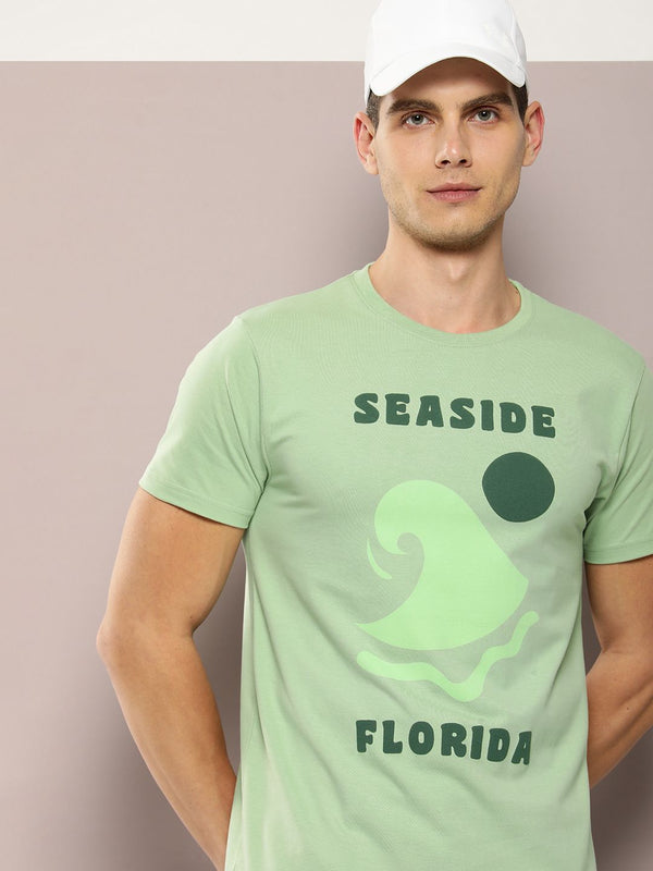 DILLINGER Men Graphic Printed Embossed Oversized T-shirt