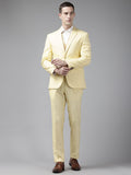 Park Avenue Notched Lapel Collar 2 Piece Formal Suit
