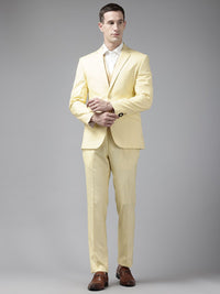 Park Avenue Notched Lapel Collar 2 Piece Formal Suit