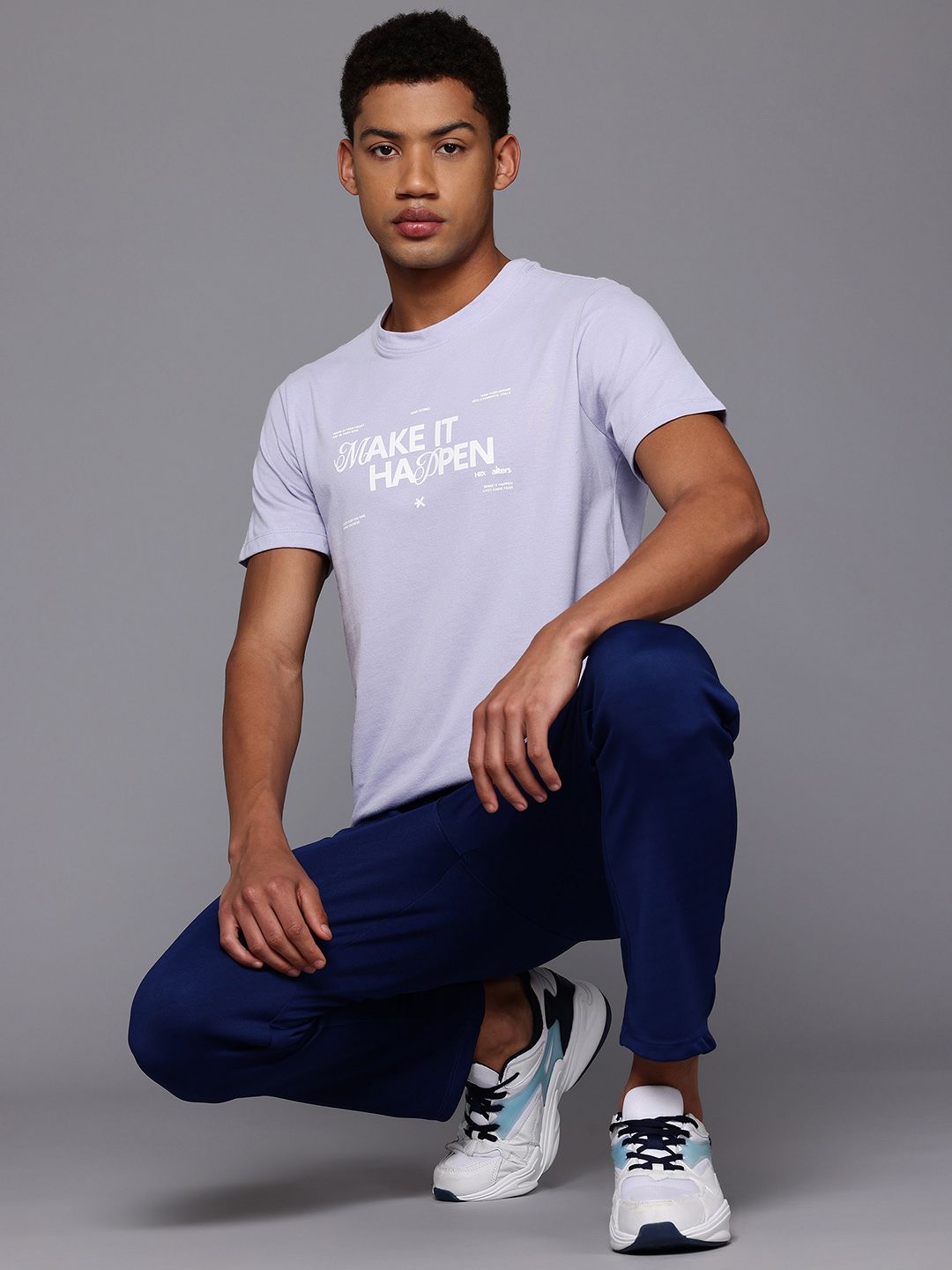 HRX by Hrithik Roshan Typography Printed Regular Fit Lifestyle T-shirt