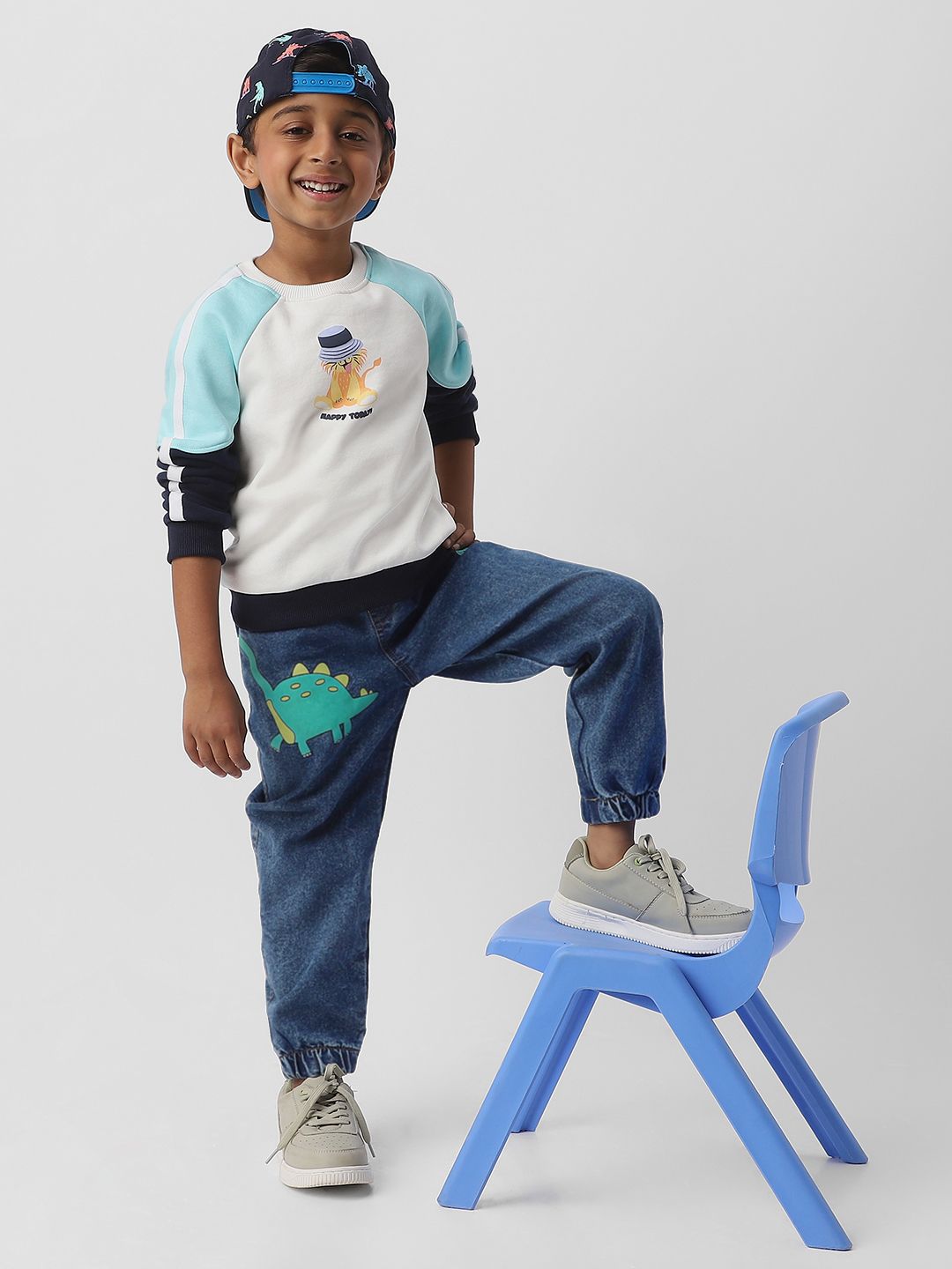 Nauti Nati Boys Jean Printed Stretchable Jeans