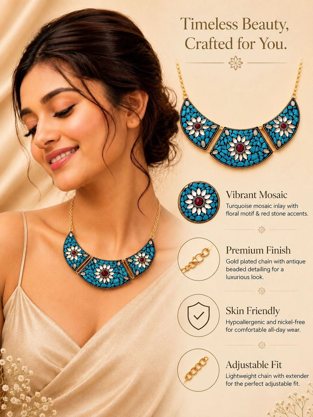 Kalung Tembaga Bersalut Emas PANASH
