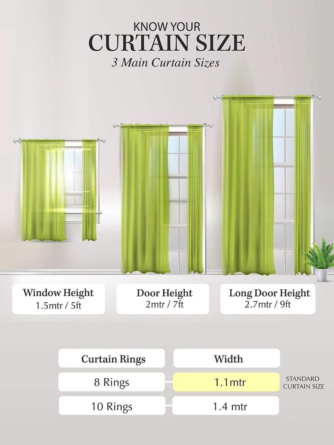 Cortina Set of 2 Embossed Damask Printed Window Curtains