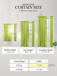 Cortina Set of 2 Embossed Damask Printed Window Curtains