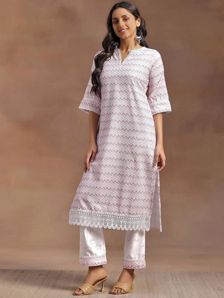 Libas Embroidered Regular Kurta with Palazzos & With Dupatta