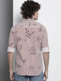 The Indian Garage Co Men Striped Casual Shirt