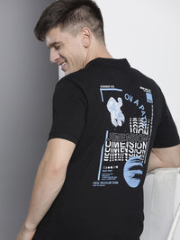 The Indian Garage Co Men Graphic Printed Polo Collar T-shirt