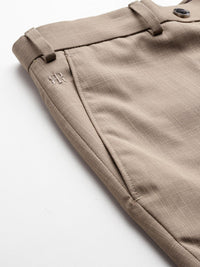 Raymond Men Slim Fit Textured Trousers