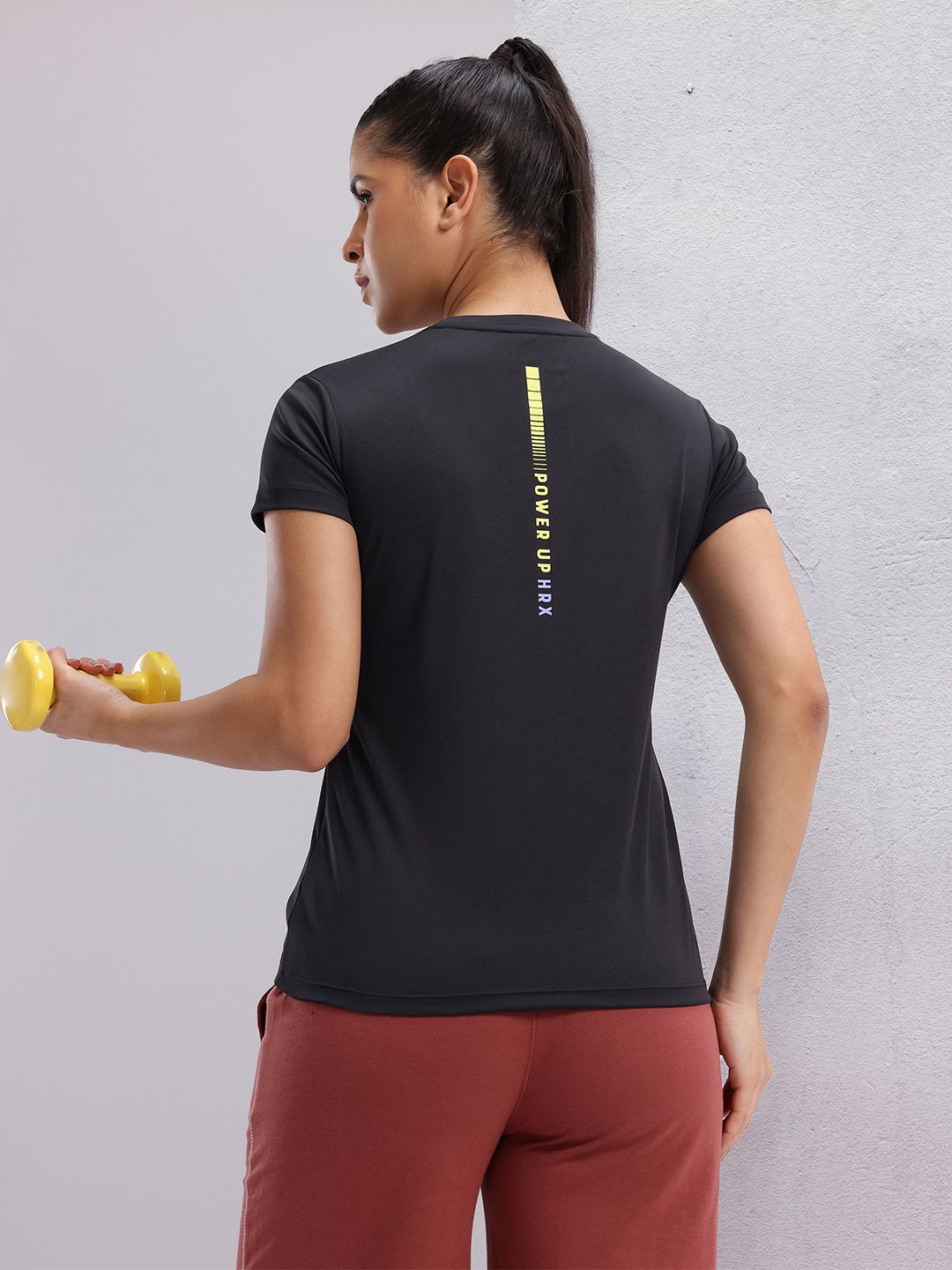 HRX by Hrithik Roshan Women Printed Rapid-Dry Training T-shirt