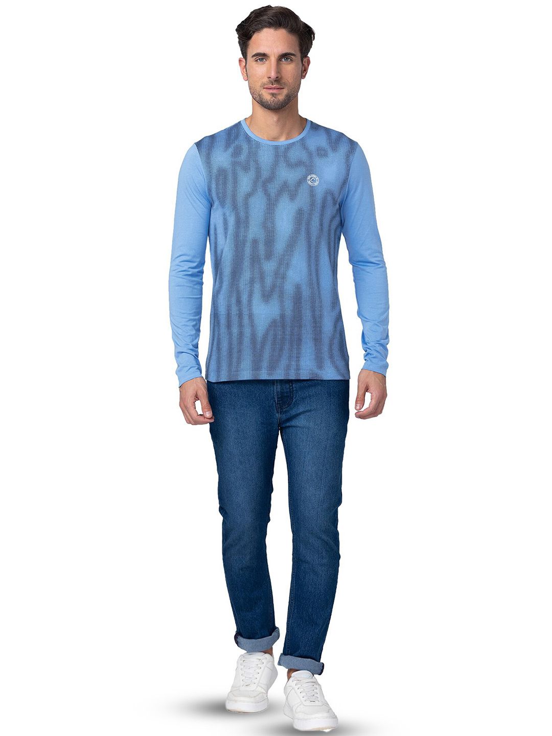 Being Human Abstract Printed Cotton T-shirt
