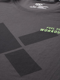 HRX by Hrithik Roshan Brand Logo Printed Rapid-Dry Training T-shirt