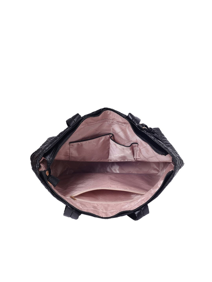 Lino Perros Quilted Structured Shoulder Bag
